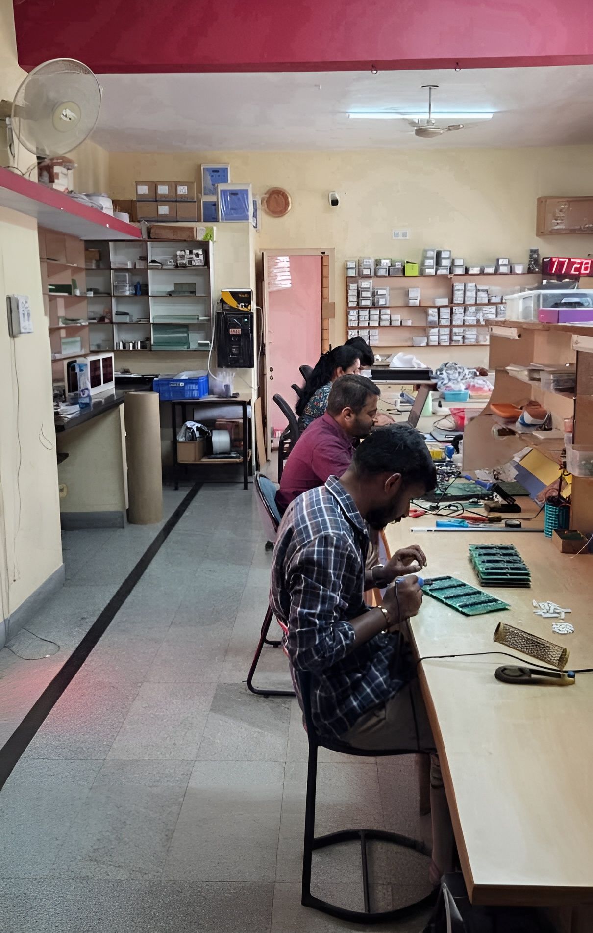 Infra DigiTech in-house manufacturing line