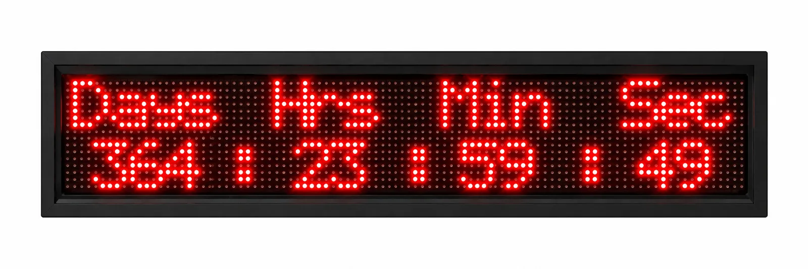 Infra DigiTech Launches a Phone-Controlled LED Countdown Timer Display for Factories, Events, Sports and Exams