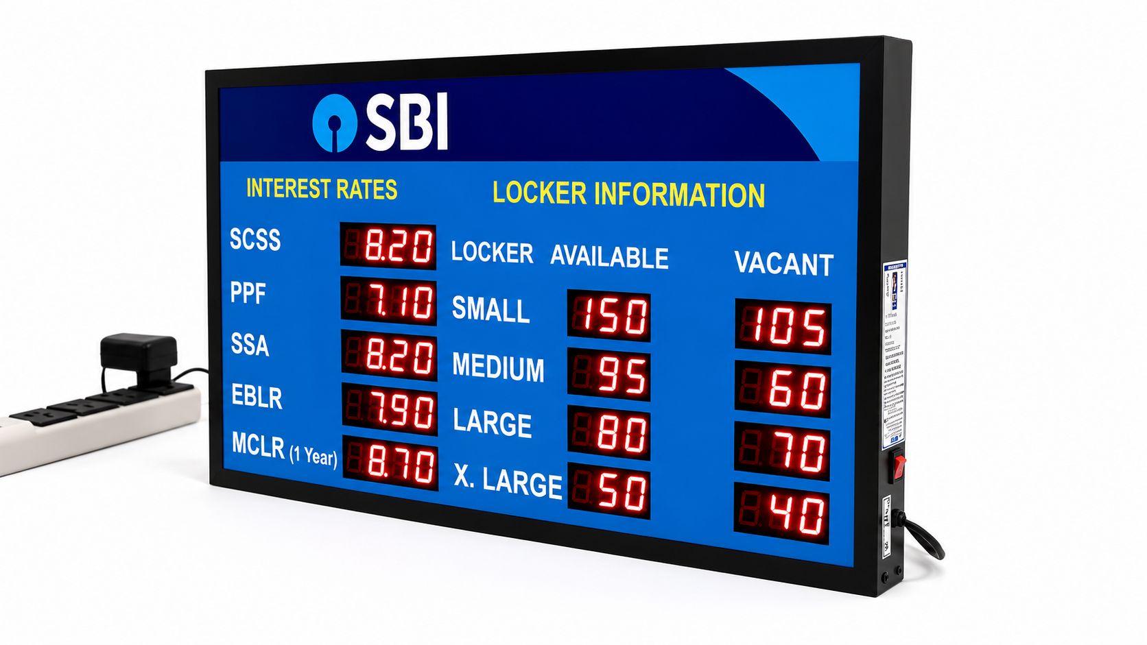 Bank Locker Information Display thumb 2