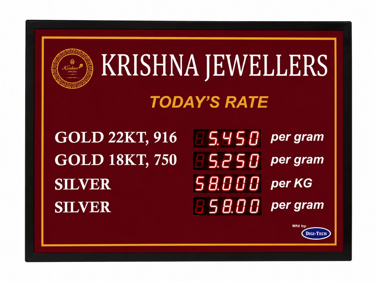 Gold & Silver Rate Display System thumb 3