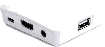 The compact on-site server that stores the queue data and serves the reports