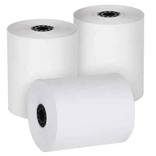 Thermal paper roll — 55 mm × 55 GSM, end sensor