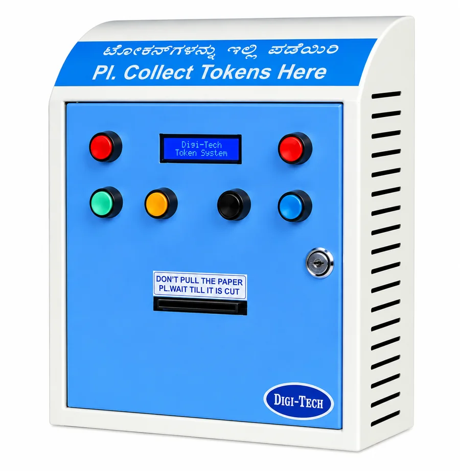 Token Dispenser — Push-Button, POS & Touchscreen Kiosk