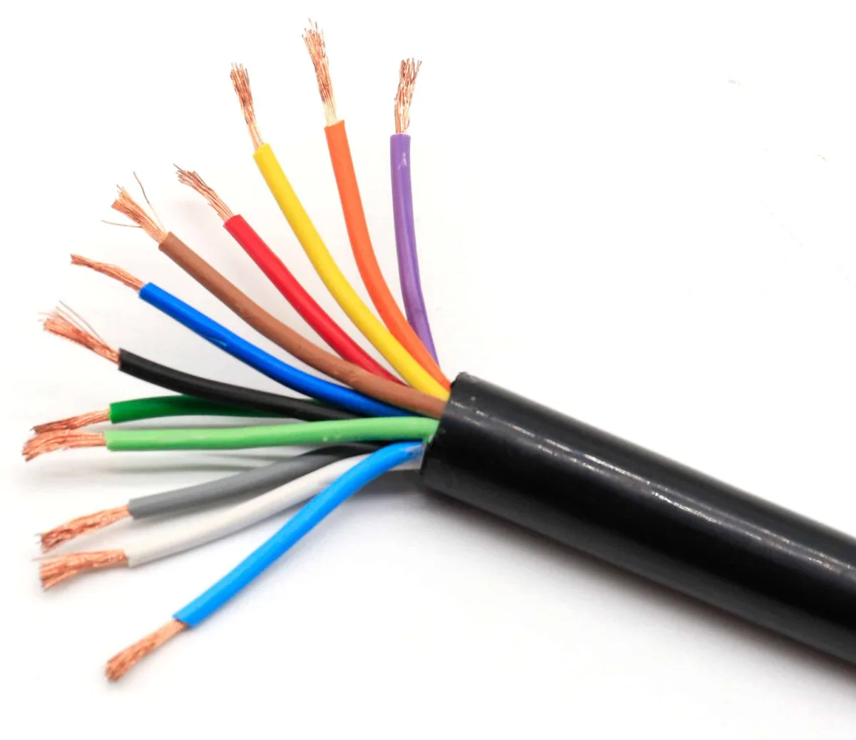 12-core cable used by the wired token display system